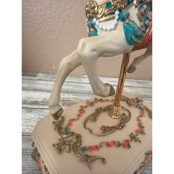 San Francisco Music Box Drdak Sultan’s Dream Carousel Music Box Plays Masquerade - Picture 12 of 16